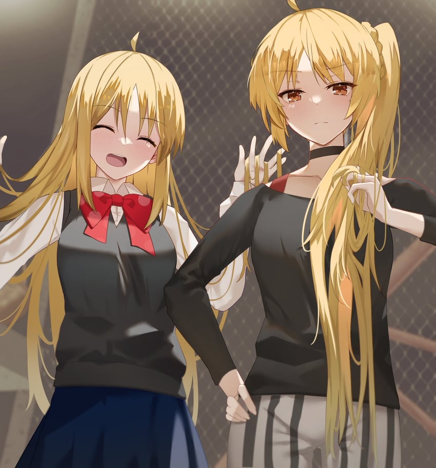 ijichi nijika and ijichi seika (bocchi the rock!) drawn by bureoeve