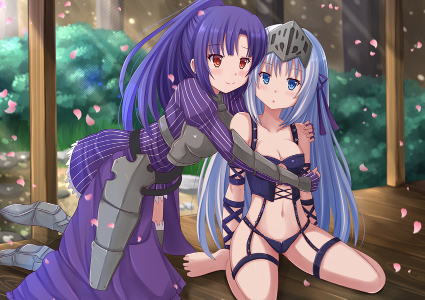 eucliwood hellscythe and ueno kirika (kore wa zombie desu ka? and 1 more) drawn by kazenokaze