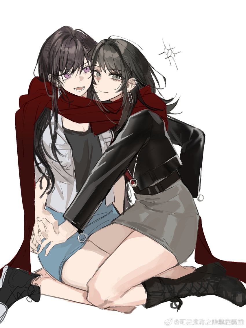 shiina taki and yahata umiri (bang dream! and 1 more) drawn by feiyu30903448