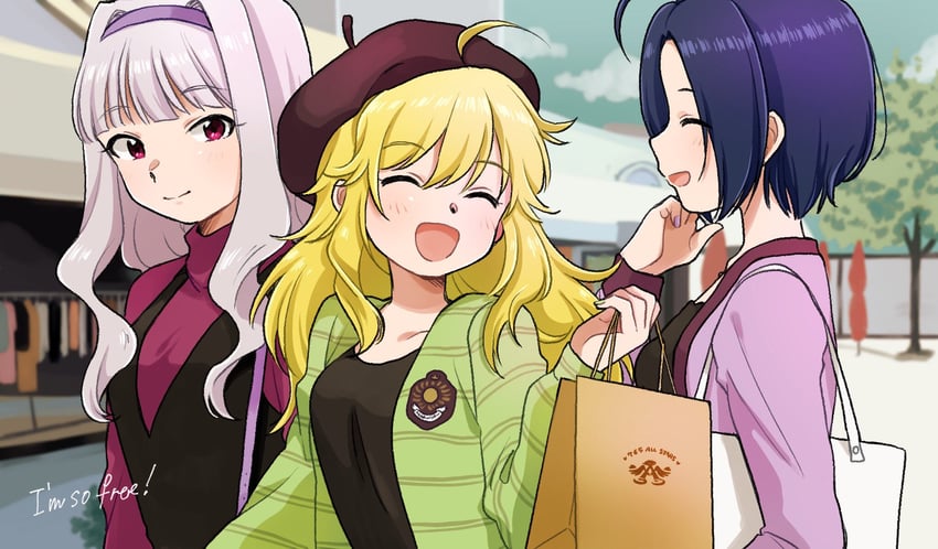 hoshii miki, shijou takane, and miura azusa (idolmaster) drawn by naruse_ill