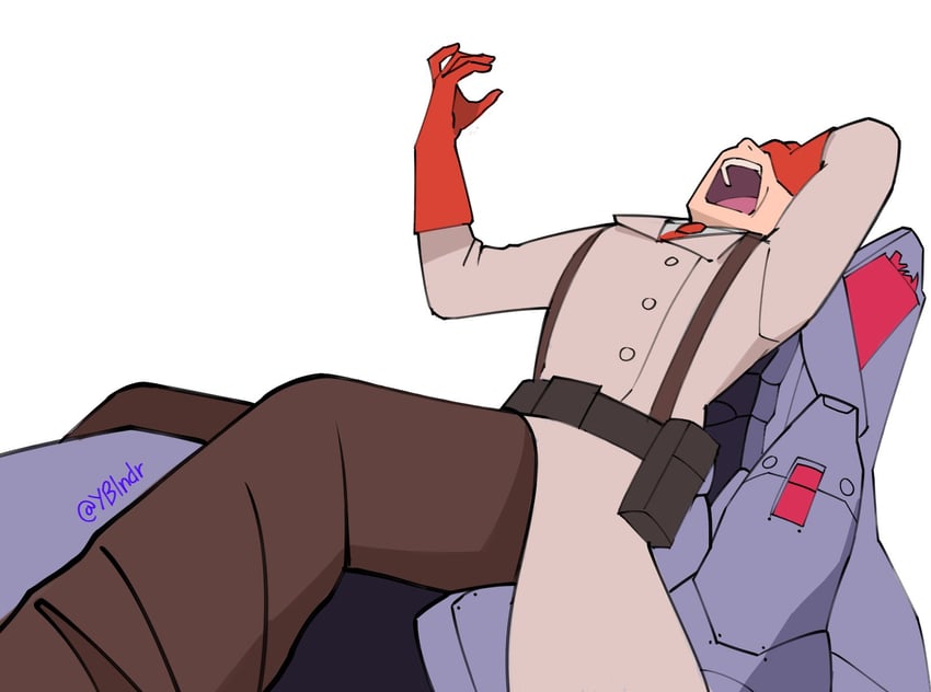 medic and red medic (neon genesis evangelion and 3 more) drawn by yblndr