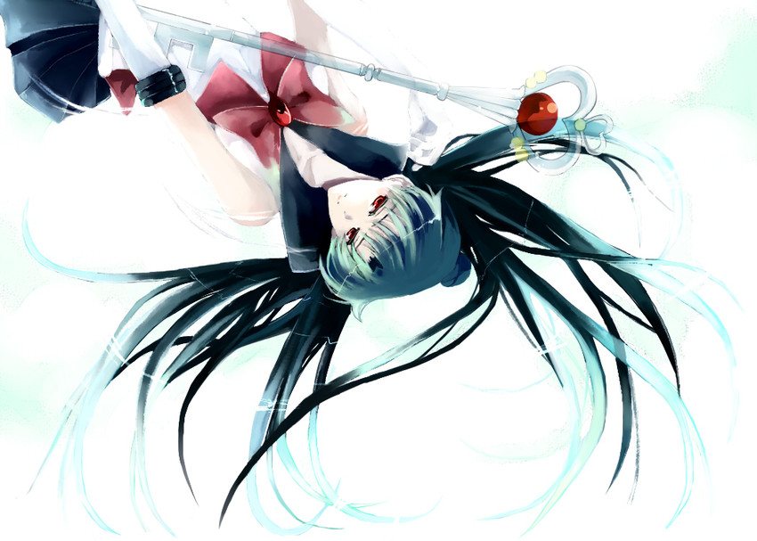meiou setsuna and sailor pluto (bishoujo senshi sailor moon) drawn by nako_(nonrain)