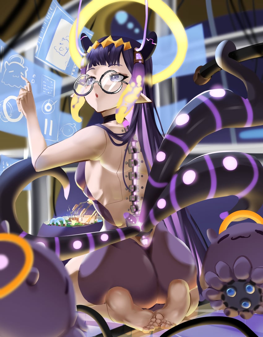 ninomae ina'nis and takodachi (hololive and 1 more) drawn by koizumi_arata