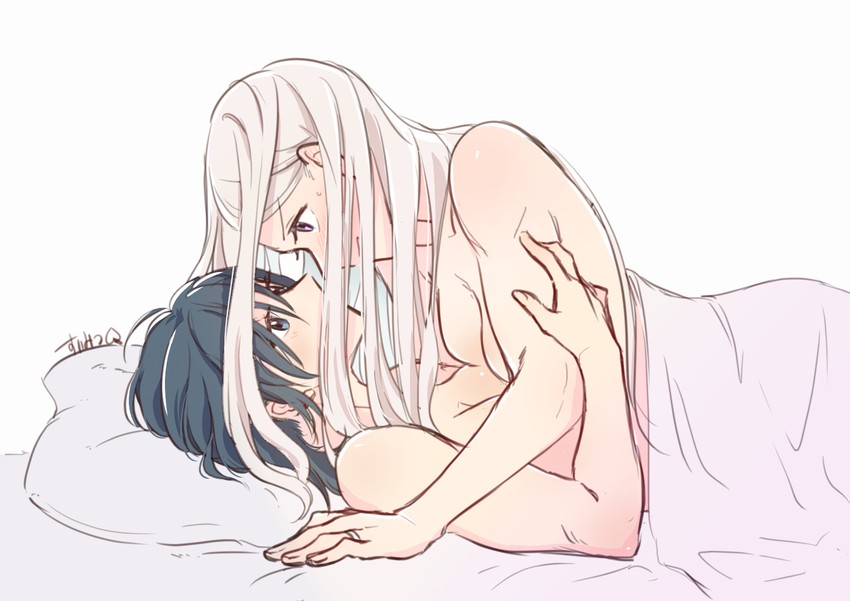 female byleth and edelgard von hresvelg (fire emblem and 1 more) drawn by riromomo