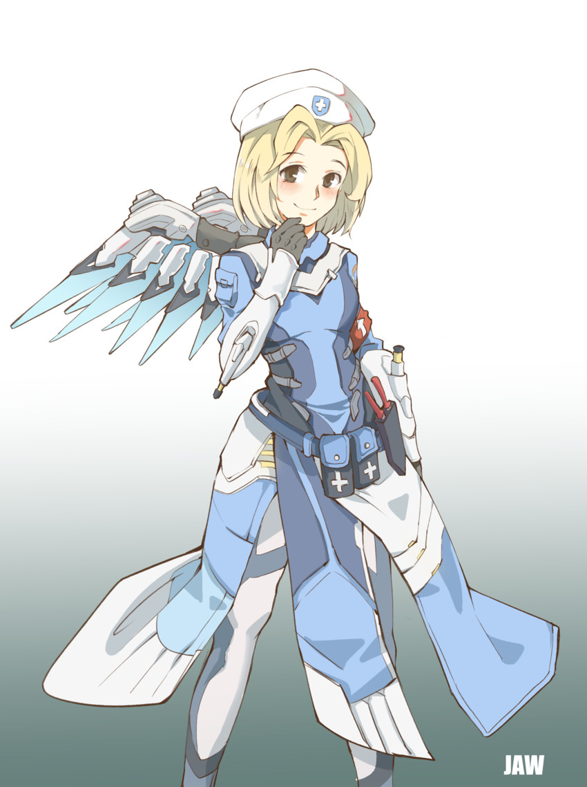mercy and combat medic ziegler (overwatch and 1 more) drawn by jaw_(2135326728)
