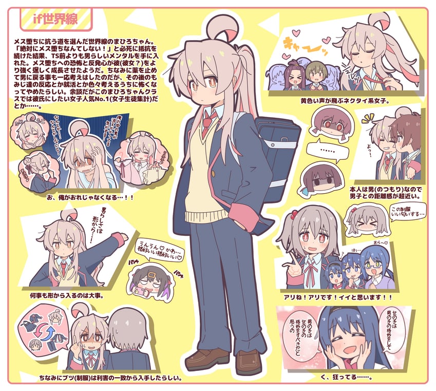 oyama mahiro, oyama mihari, hozuki momiji, murosaki miyo, senkawa minato, and 5 more (fate and 2 more) drawn by goron_(phde2424)