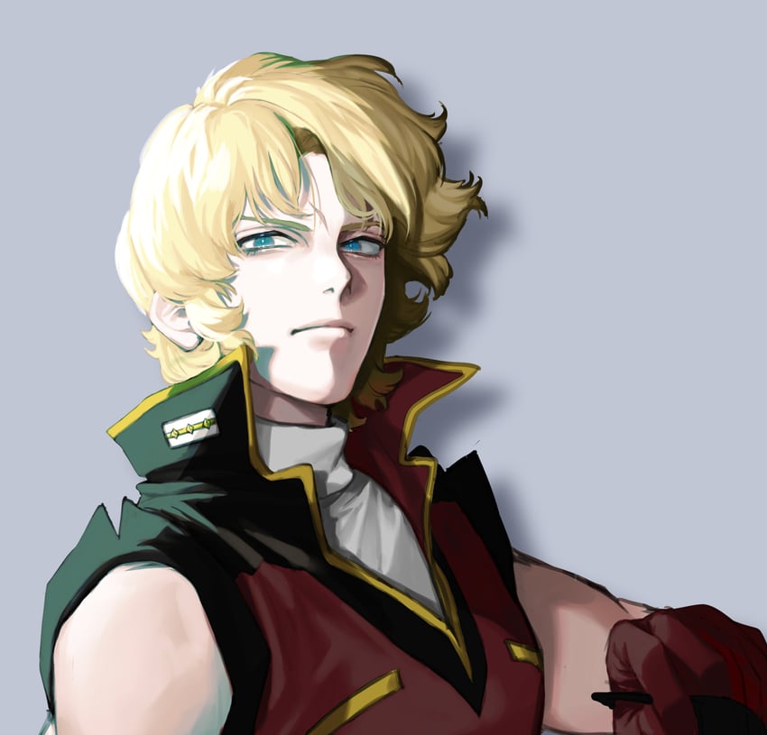 char aznable and quattro bajeena (gundam and 1 more) drawn by ususio_11