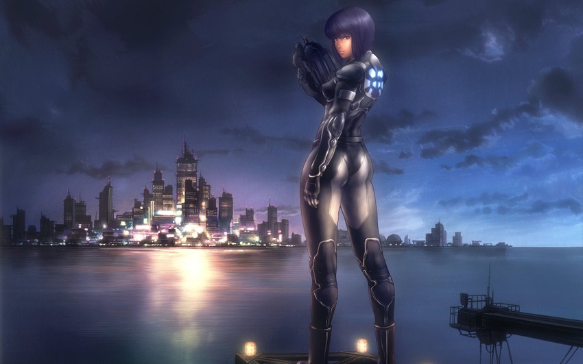 kusanagi motoko (ghost in the shell and 1 more)