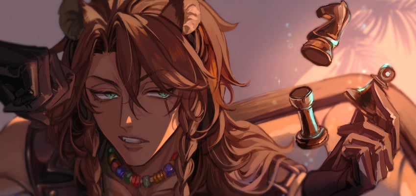leona kingscholar (twisted wonderland) drawn by redrabbit44
