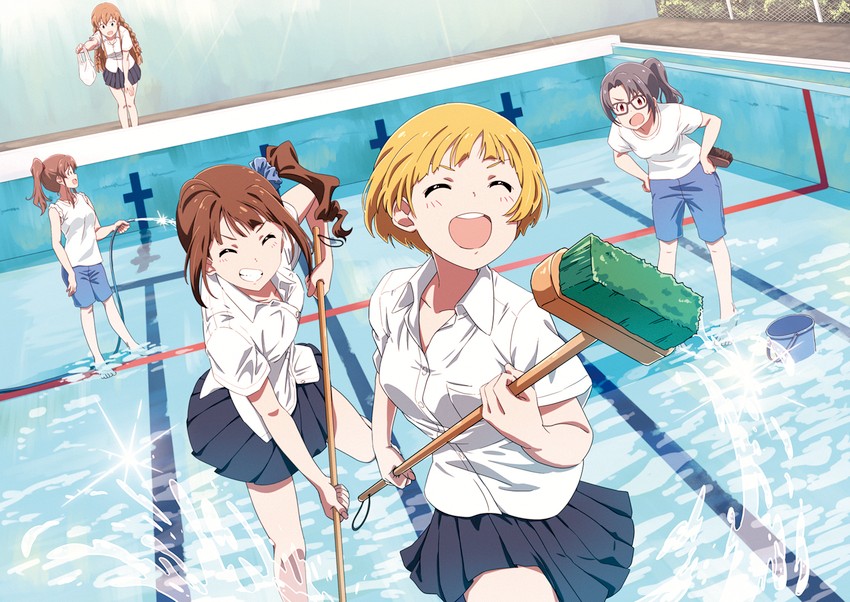 yokoyama nao, satake minako, kousaka umi, takayama sayoko, and fukuda noriko (idolmaster and 2 more) drawn by wanoji