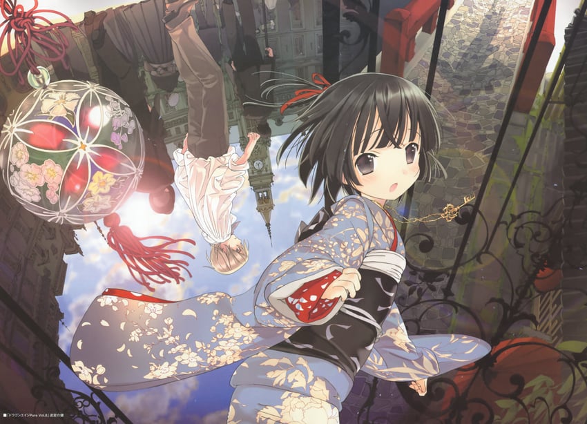 yune and claude claudel (ikoku meiro no croisee) drawn by takeda_hinata