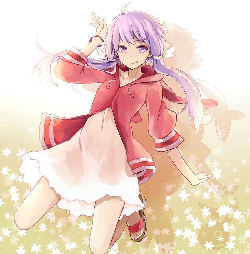 yuzuki yukari (vocaloid and 1 more) drawn by toromera