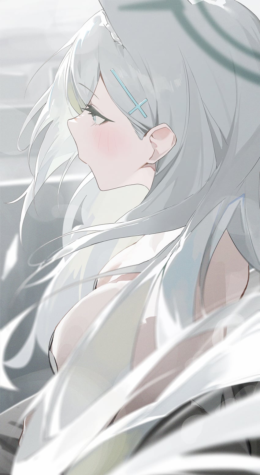 shiroko and shiroko terror (blue archive) drawn by kji_(rozo)