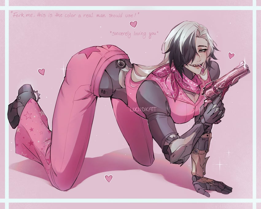 boothill, barbie, and stereotypical barbie (honkai and 2 more) drawn by luciidkatt