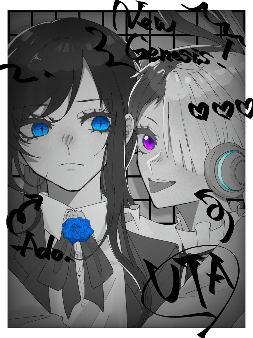 chando and uta (one piece and 2 more) drawn by see_kawa