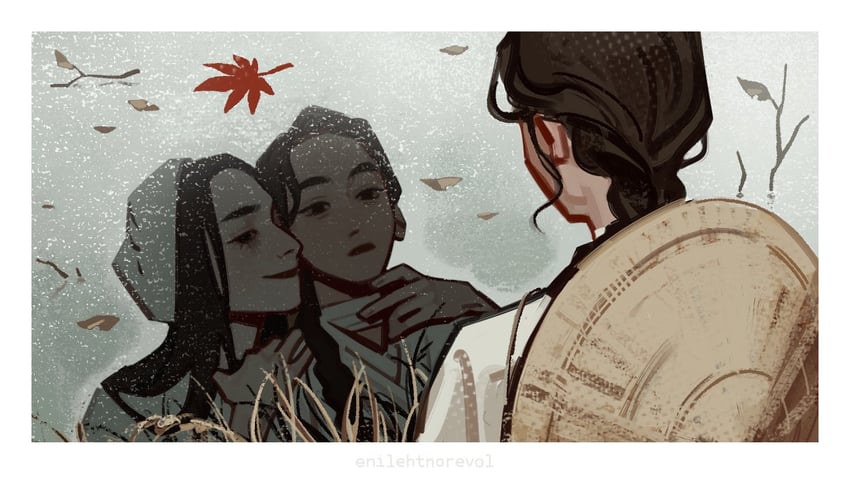 xie lian and bai wuxiang (tianguan cifu) drawn by enilehtnorevol