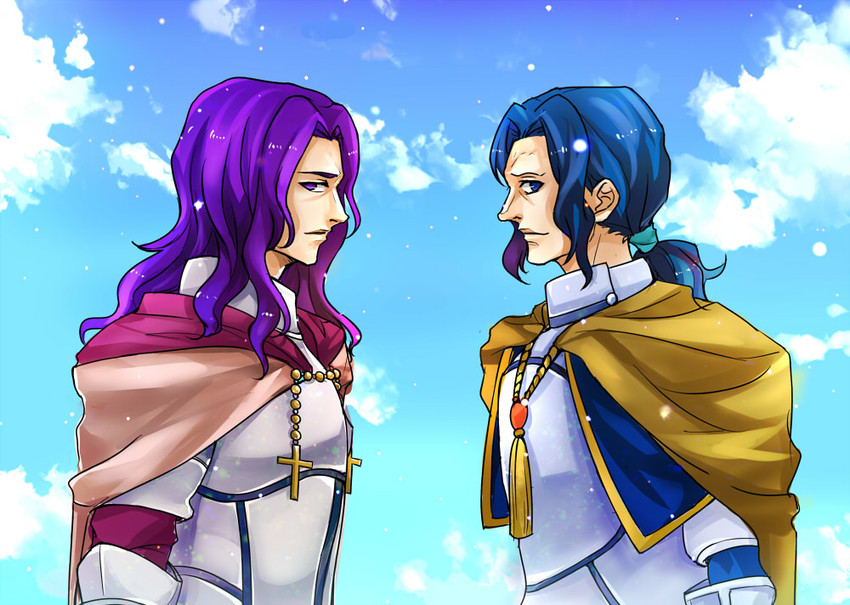 gilles de rais and lancelot (fate and 1 more) drawn by fantasyxing