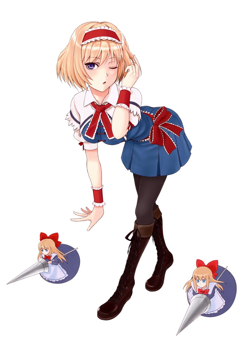 alice margatroid and shanghai doll (touhou) drawn by fuyube_gin_(huyube)