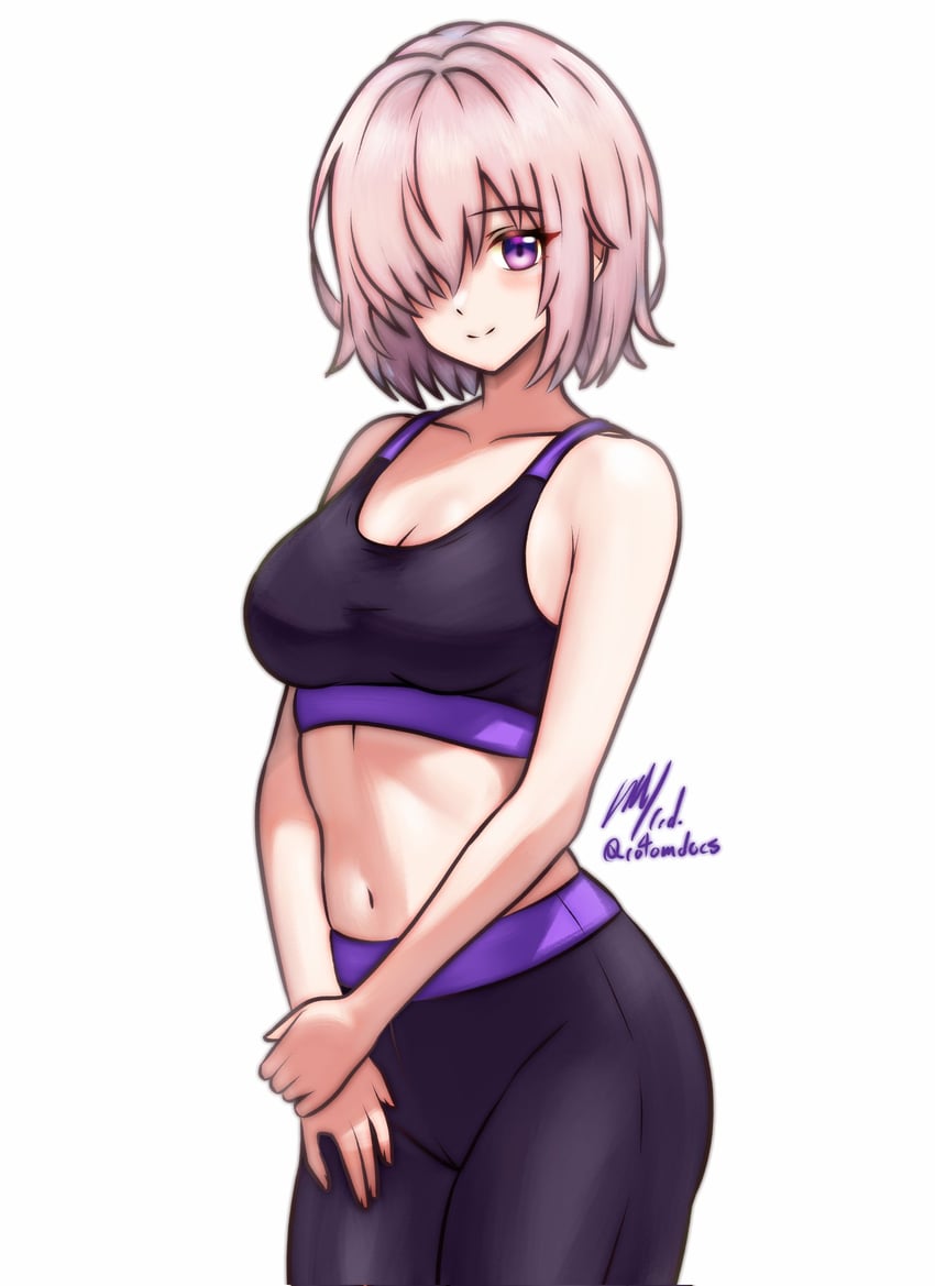 mash kyrielight (fate and 1 more) drawn by rotomdocs
