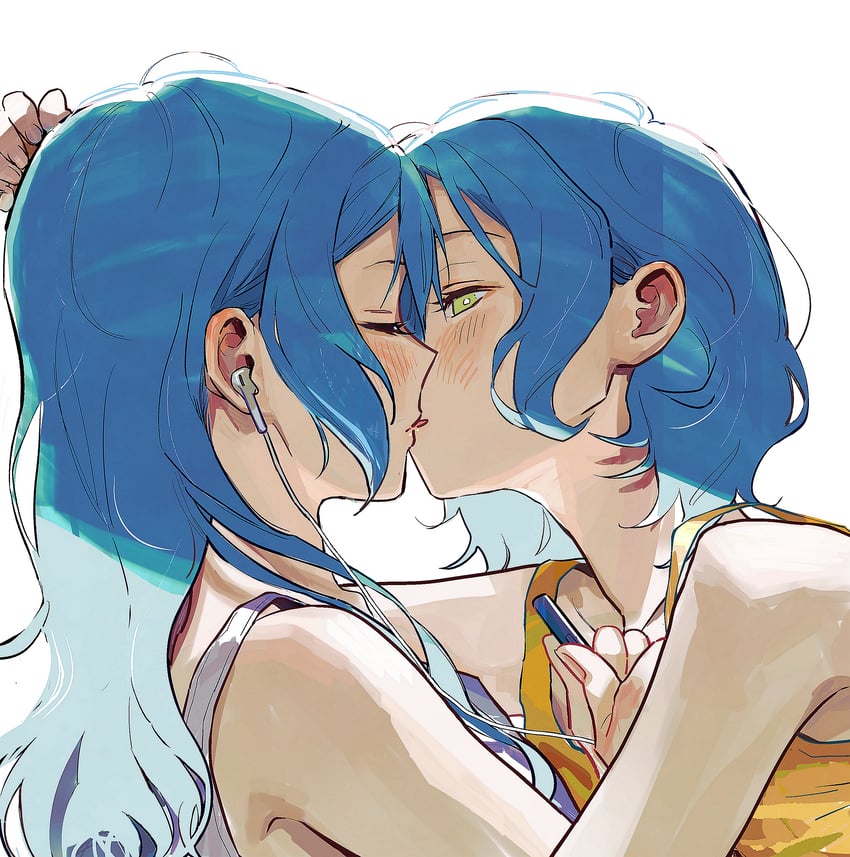 hikawa sayo and hikawa hina (bang dream!) drawn by zihacheol