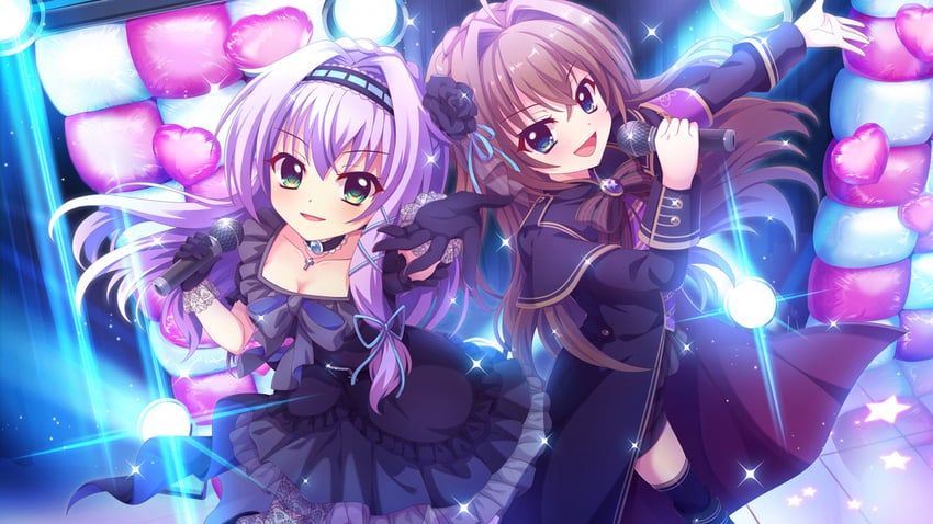 shikimiya aone and hokaze kanade (re:stage!) drawn by izumi_tsubasu