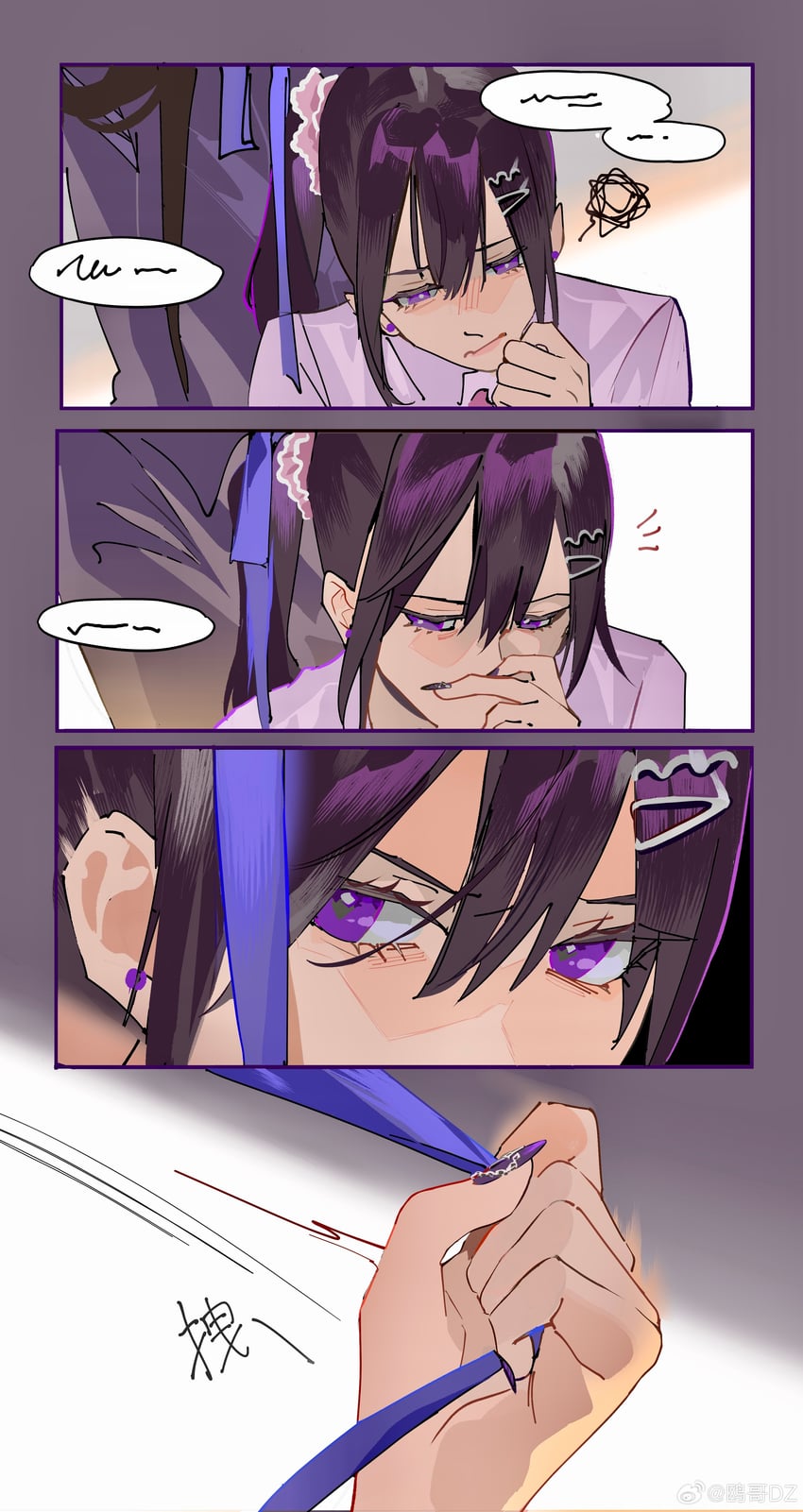 ayame en and yuri chie (original) drawn by ouge_dz