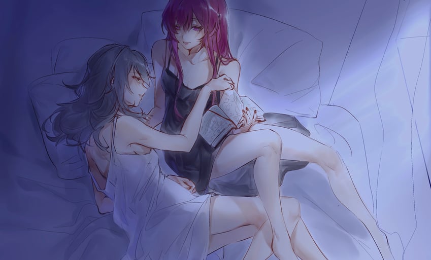 trailblazer, stelle, and kafka (honkai and 1 more) drawn by motuwangchuan
