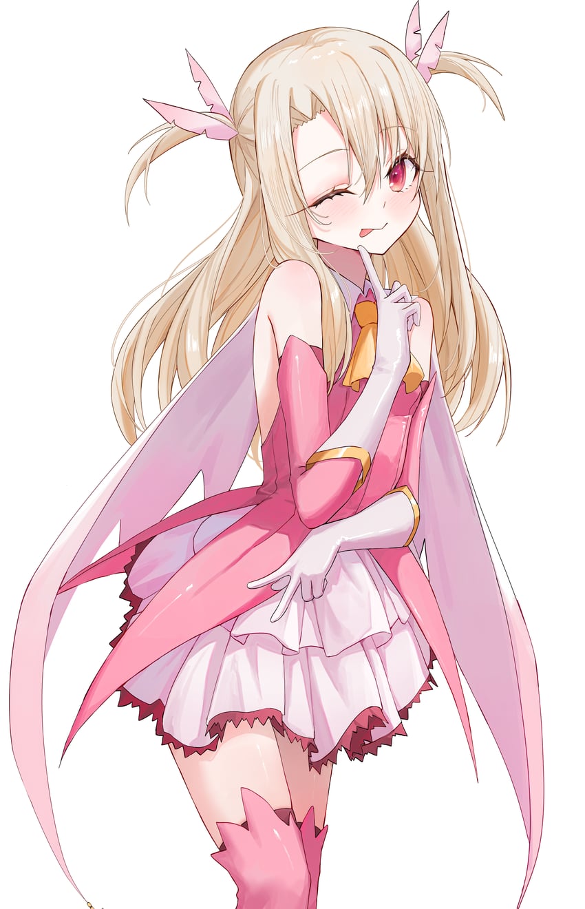 illyasviel von einzbern and prisma illya (fate and 1 more) drawn by kaze_22
