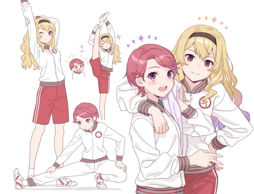 saijou claudine and isurugi futaba (shoujo kageki revue starlight) drawn by ito_fumi