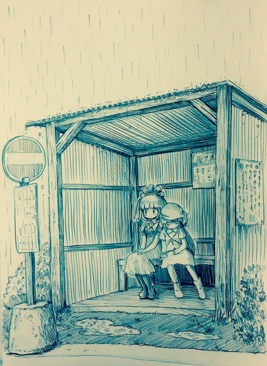 kawashiro nitori and kagiyama hina (touhou) drawn by arinu