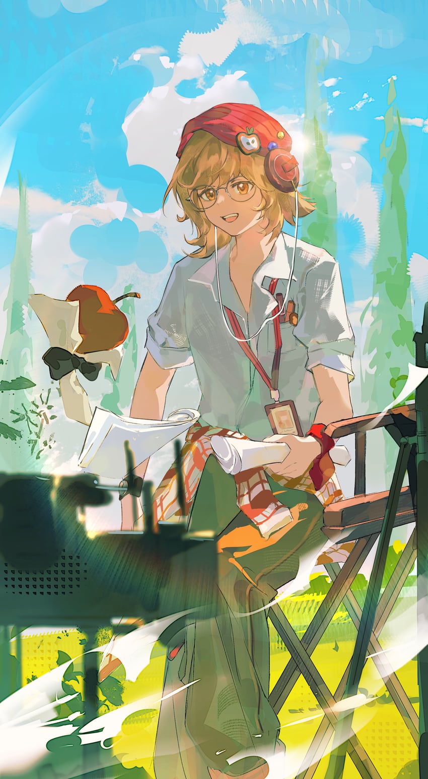 regulus and apple (reverse:1999) drawn by yi_fen_ta