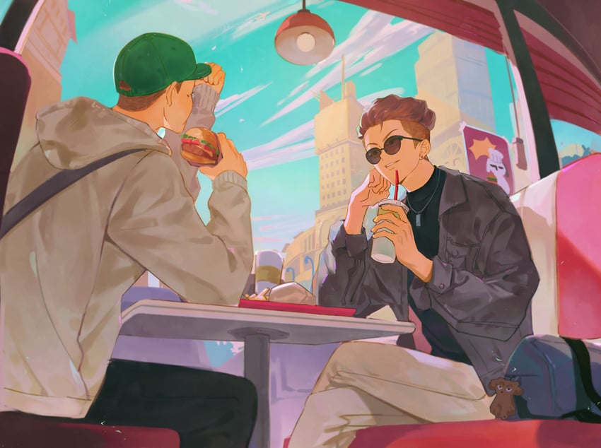 miyagi ryouta and sawakita eiji (slam dunk) drawn by bina_(sebin_13)