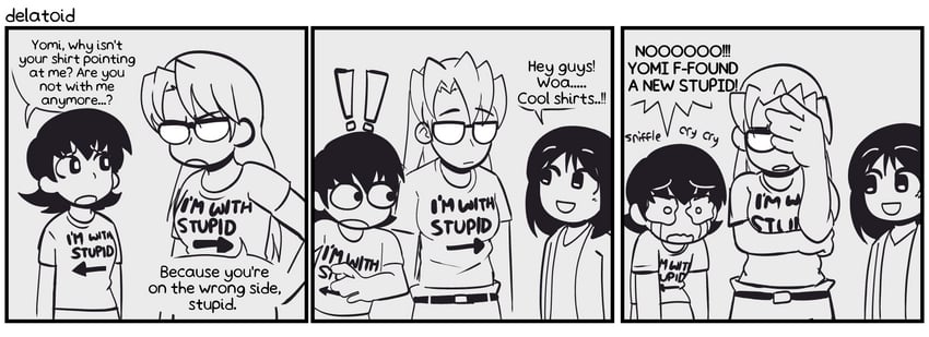 kasuga ayumu, takino tomo, and mizuhara koyomi (azumanga daioh) drawn by delatoid