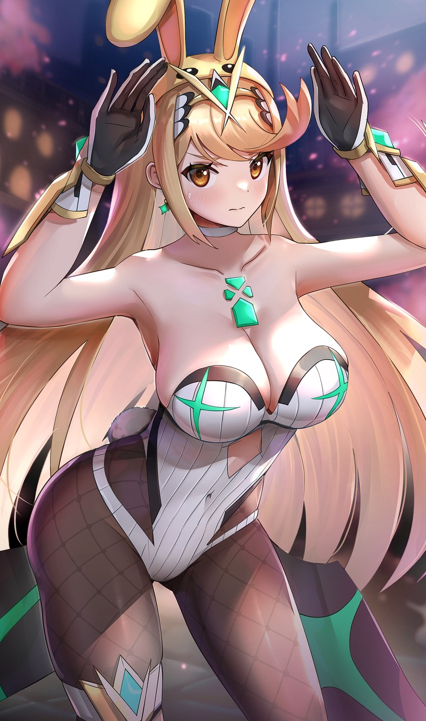 mythra (xenoblade chronicles and 1 more) drawn by gonzarez
