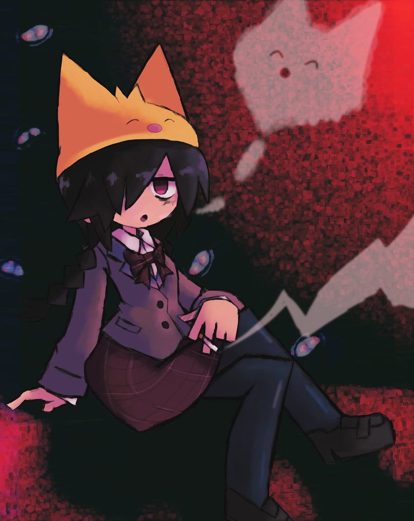 kurai yonaka and lord prosciutto (funamusea and 1 more) drawn by iesonatana