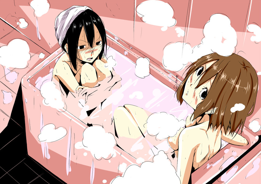 nakano azusa and hirasawa yui (k-on!) drawn by hiroaki_(huruhonya)