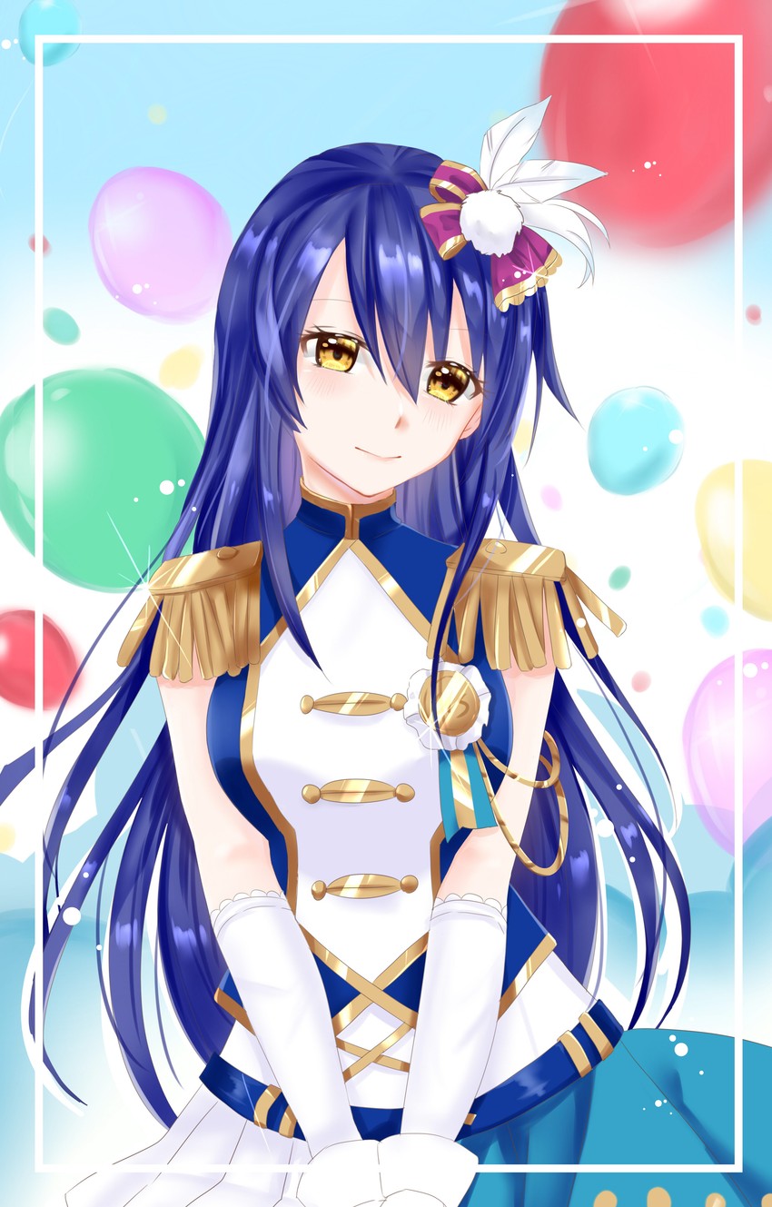 sonoda umi (love live! and 2 more) drawn by asuna_(purpur820112)