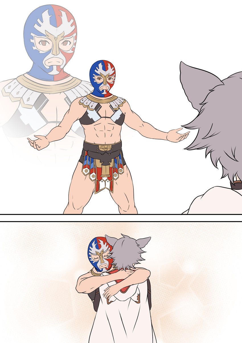gran, seox, and luchador (granblue fantasy) drawn by haido_(ryuuno_kanzume)