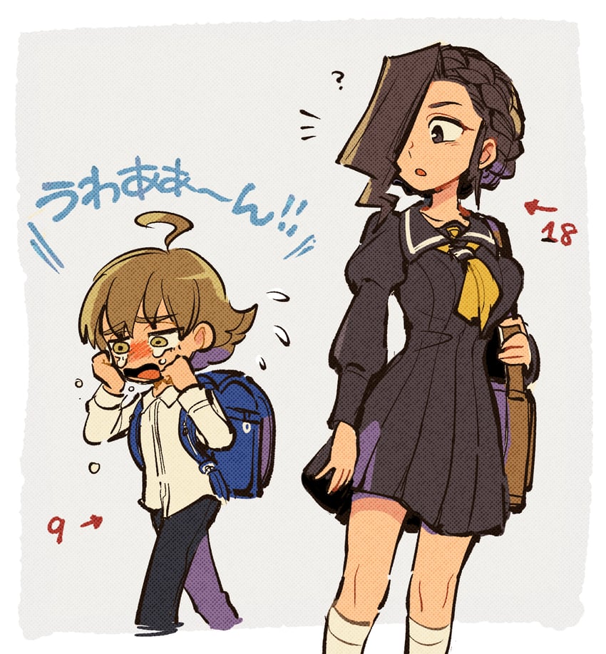 eustace winner and verity gavelle (ace attorney and 2 more) drawn by nono_(norabi)