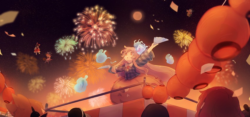hakurei reimu, kirisame marisa, komeiji koishi, hijiri byakuren, toyosatomimi no miko, and 1 more (touhou) drawn by ashiyu_(ashu-ashu)