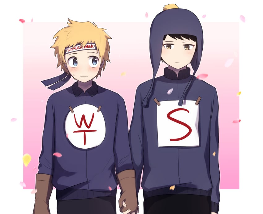 craig tucker, tweek tweak, wonder tweek, and super craig (south park and 1 more) drawn by tohachi