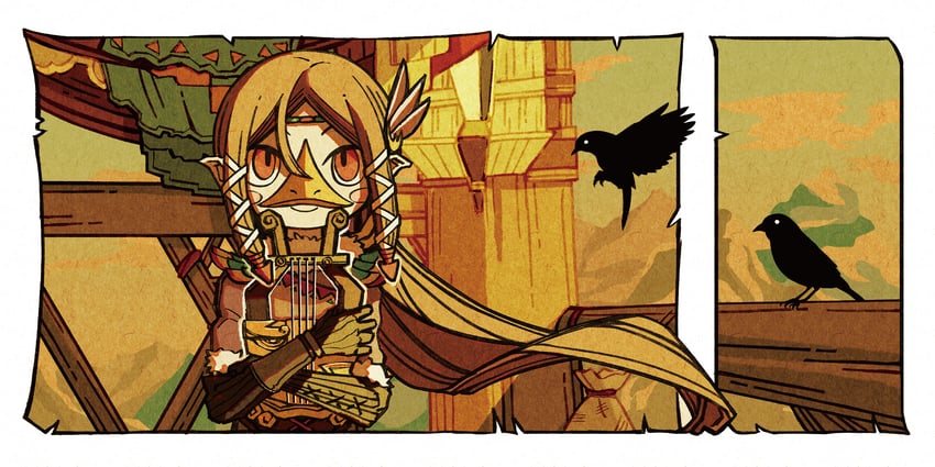 medli (the legend of zelda and 1 more) drawn by pearjarrr