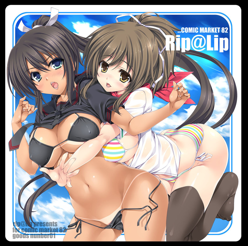 asuka and homura (senran kagura and 1 more) drawn by mizuhara_yuu