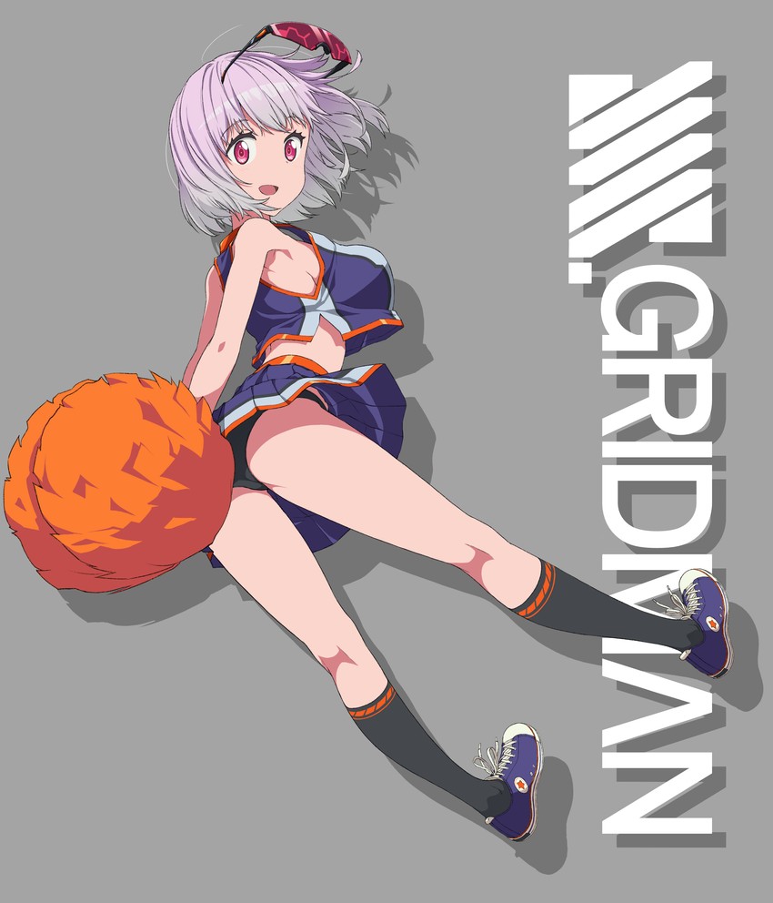 shinjou akane (gridman universe and 1 more) drawn by asanaya