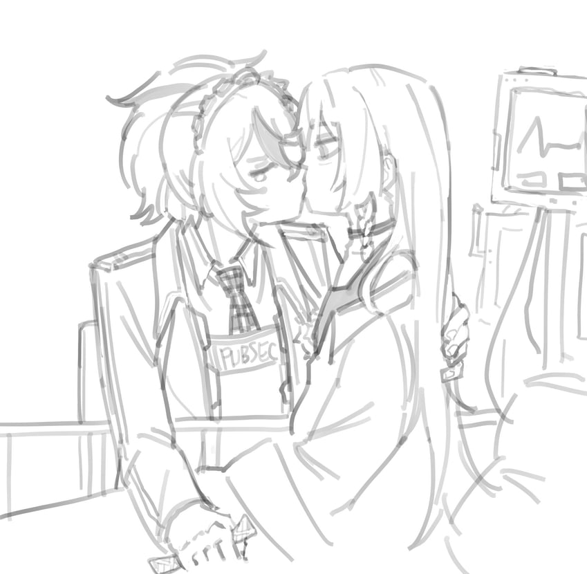 zhu yuan and qingyi (zenless zone zero) drawn by meous