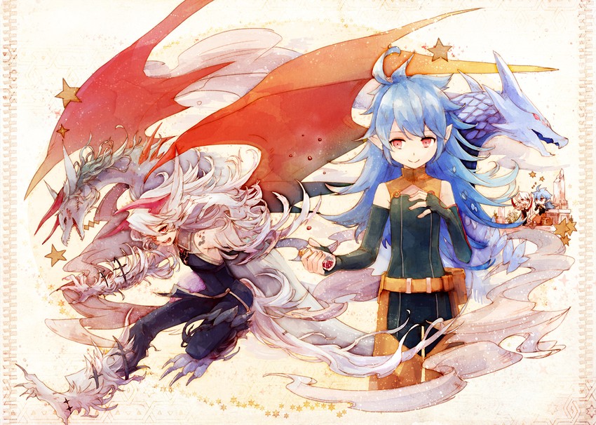 pixiv fantasia and 1 more drawn by nemu_(isaya)