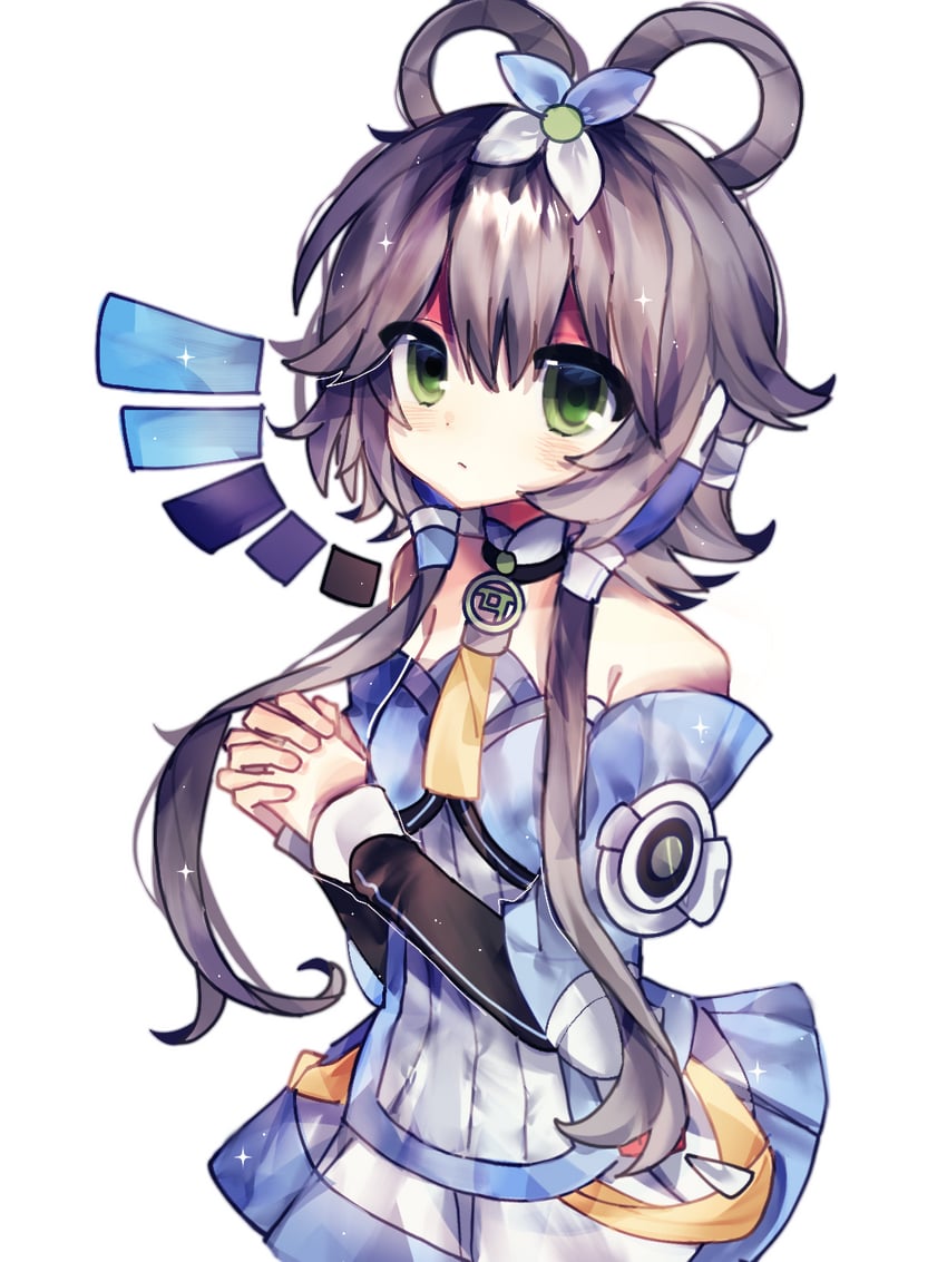 luo tianyi and luo tianyi v3 (vocaloid and 1 more) drawn by acg49