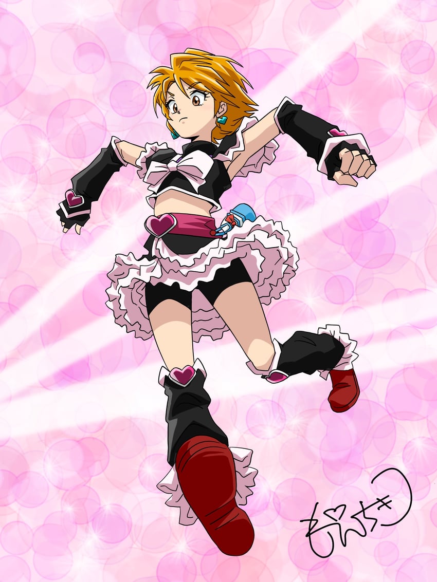 misumi nagisa and cure black (precure and 1 more) drawn by moechiki