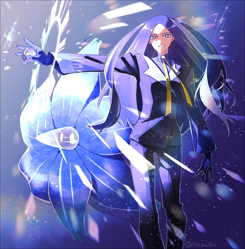 geeta and glimmora (pokemon and 1 more) drawn by shougo-akira