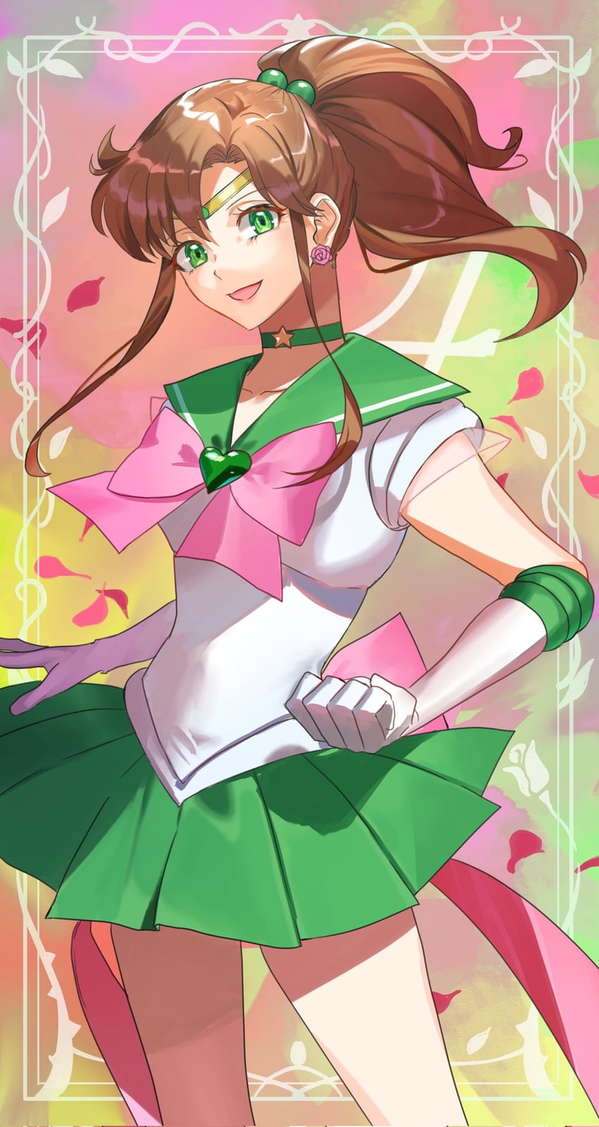 kino makoto, sailor jupiter, super sailor jupiter, and shinohara emi (bishoujo senshi sailor moon) drawn by n-bata